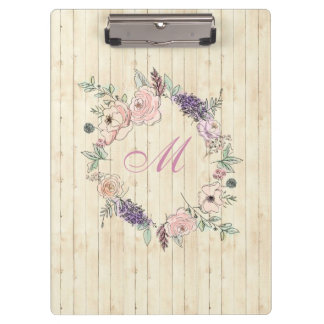 Floral Waterverf Klembord