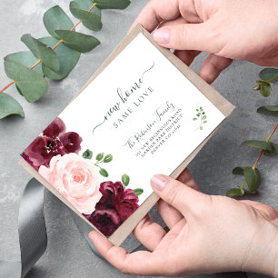 Floral waterverf moderne elegant aankondiging