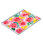 Floral-waterverf Notitieboek (Linkerzijde)
