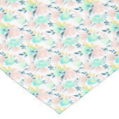 Floral Waterverf Pattern Korte Tafelloper (Hoek)