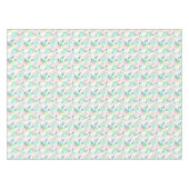 Floral Waterverf Pattern Tafelkleed (Voorkant (Horizontaal))