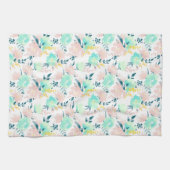 Floral Waterverf Pattern Theedoek (Horizontaal)