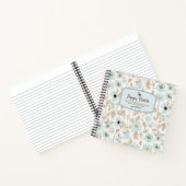 Floral Waterverf Poppies Rental Guest Book Notitieboek (Binnen)