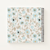 Floral Waterverf Poppies Rental Guest Book Notitieboek (Achterkant)