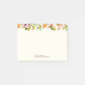 Floral Waterverf Rustic Country Art Specialized Post-it® Notes (Voorkant)
