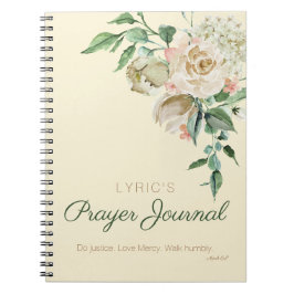 Floral Waterverf Specialized Prayer Journal Notitieboek