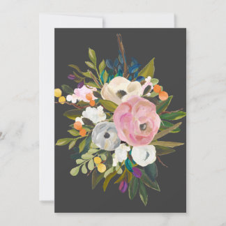 Floral Waterverf Stationery Custom Name Bedankkaart