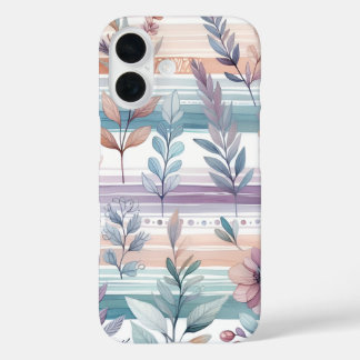 Floral Waterverf telefoonhoesje iPhone 16 Hoesje