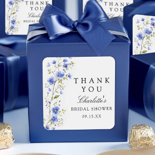 Floral Waterverf Vrijgezellenfeest Vierkante Sticker