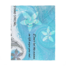 Floral Wave with Quote