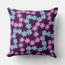 Floral Wavy Design Sierkussen