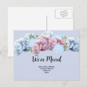 Floral We hebben Briefkaart verplaatst (Voorkant / Achterkant)