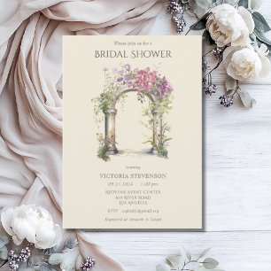 Floral Wedding Arch Vrijgezellenfeest Kaart