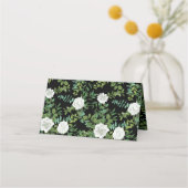 Floral Wedding Black and White Rose (Achterkant)