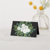 Floral Wedding Black and White Rose (Achterkant)