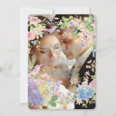 Floral Wedding Border Afbeelding Save The Date (Voorkant)