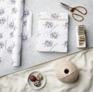  Floral Wedding Cadeaupapier