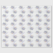 Floral Wedding Cadeaupapier (Vlak)