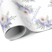 Floral Wedding Cadeaupapier (Rol Hoek)