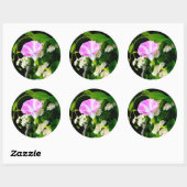 Floral Wedding Envelope Seal Sticker Large (Vel)