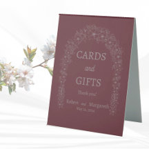 Floral Wedding Gate Initiaal naam