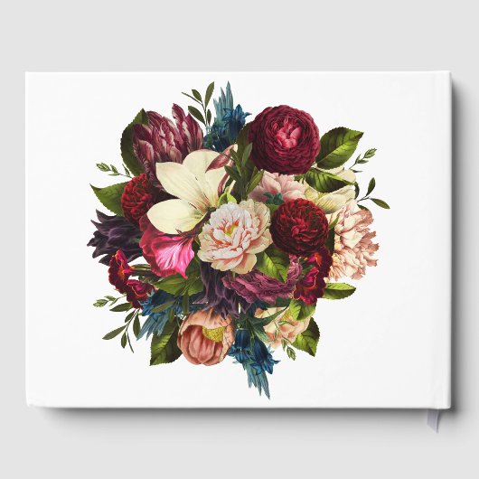 Floral Wedding Guest Book Gastenboek (Achterkant)