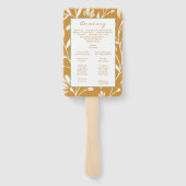  Floral Wedding Handwaaier (Achterkant)