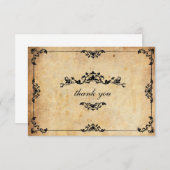  Floral Wedding Hartelijk dank Bedankkaart (Voorkant / Achterkant)