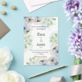 Floral wedding Invitation (Insitu (Mariage))