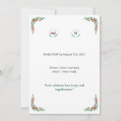 Floral Wedding Invitation (Dos)