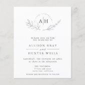 Floral Wedding Invitation (Voorkant)