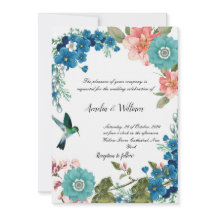 Floral Wedding Invitation