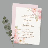 Floral Wedding Invitation Template Wedding