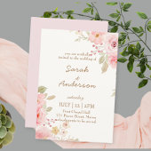 Floral Wedding Invitation Template Wedding