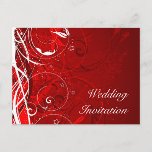 Floral Wedding Invitation Uitnodiging Briefkaart