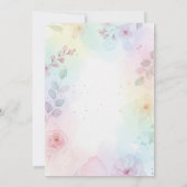 Floral Wedding Invitations Colorful Spring (Dos)