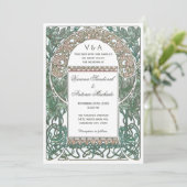  Floral Wedding Invitations I Kaart (Staand voorkant)