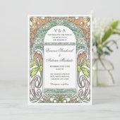 Floral Wedding Invitations IV (Colors) Kaart (Staand voorkant)