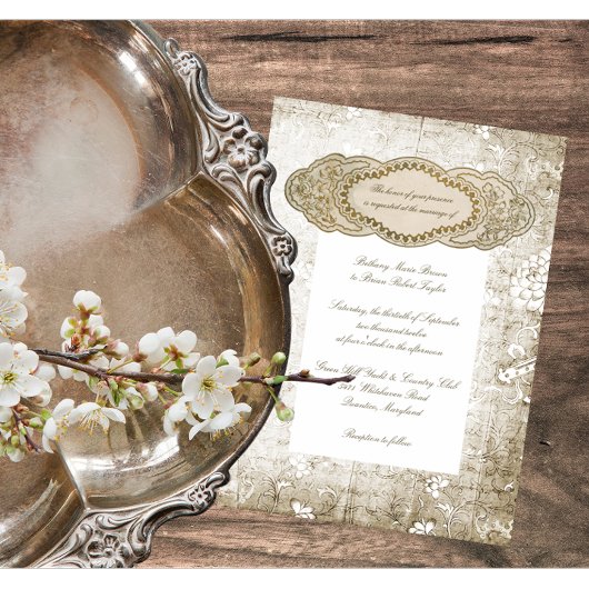  Floral Wedding Invitations Kaart