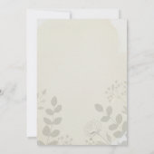 Floral Wedding Invitations Luxurious White (Dos)