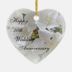 Floral Wedding Jubileum Ornament