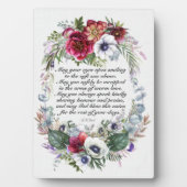 Floral Wedding Original Poem Fotoplaat (voorkant)