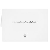 Floral Wedding Pink Rose Corinthian Verse Love (Achterkant Horizontaal)