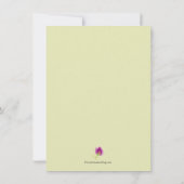 Floral Wedding Place Setting Dankuwel (Achterkant)