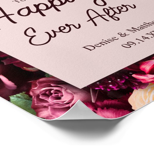 Floral Wedding Poster (Hoek)