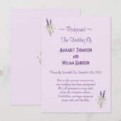 Floral Wedding Postponement Cancel Virus COVID-19 Kaart (Voorkant / Achterkant)