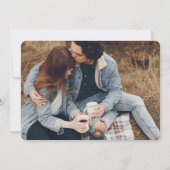 Floral Wedding Save the Date Kaarten (Achterkant)