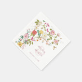  Floral Wedding Servet (Hoek)