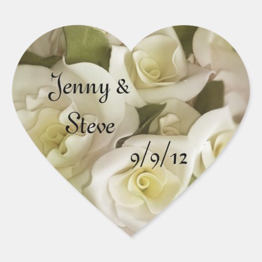 Floral Wedding Stickers (Voorkant)