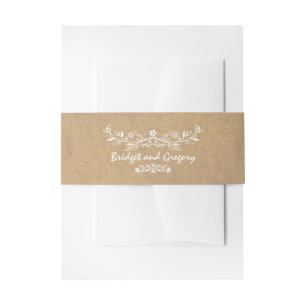  Floral Wedding Uitnodigingen Wikkel